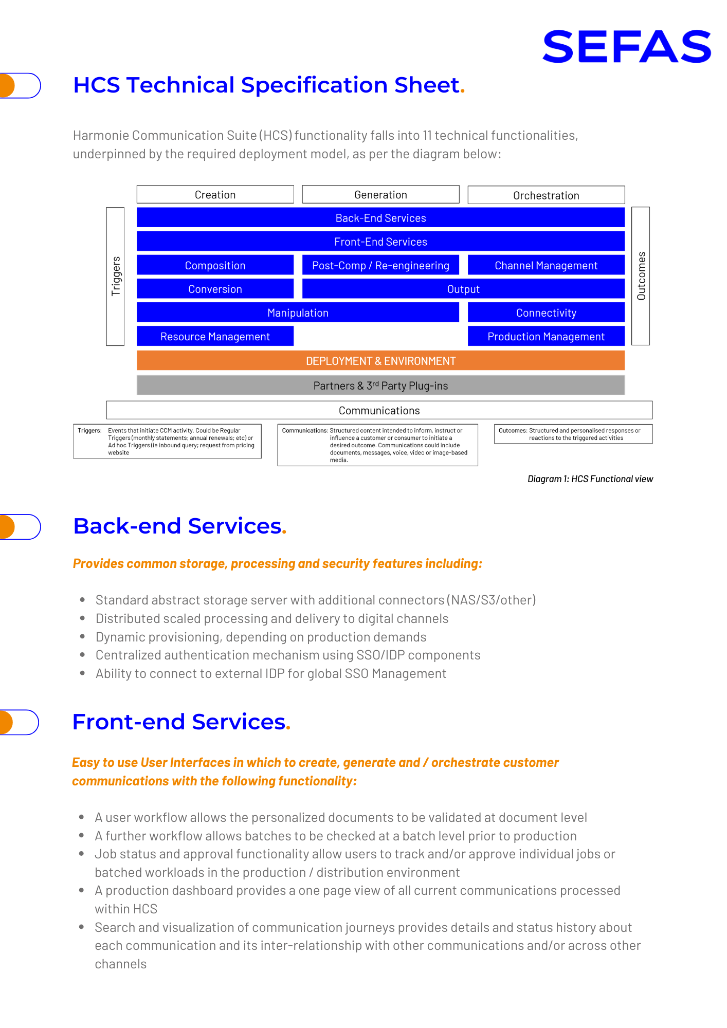 Hands holding a Sefas HCS v2 brochure