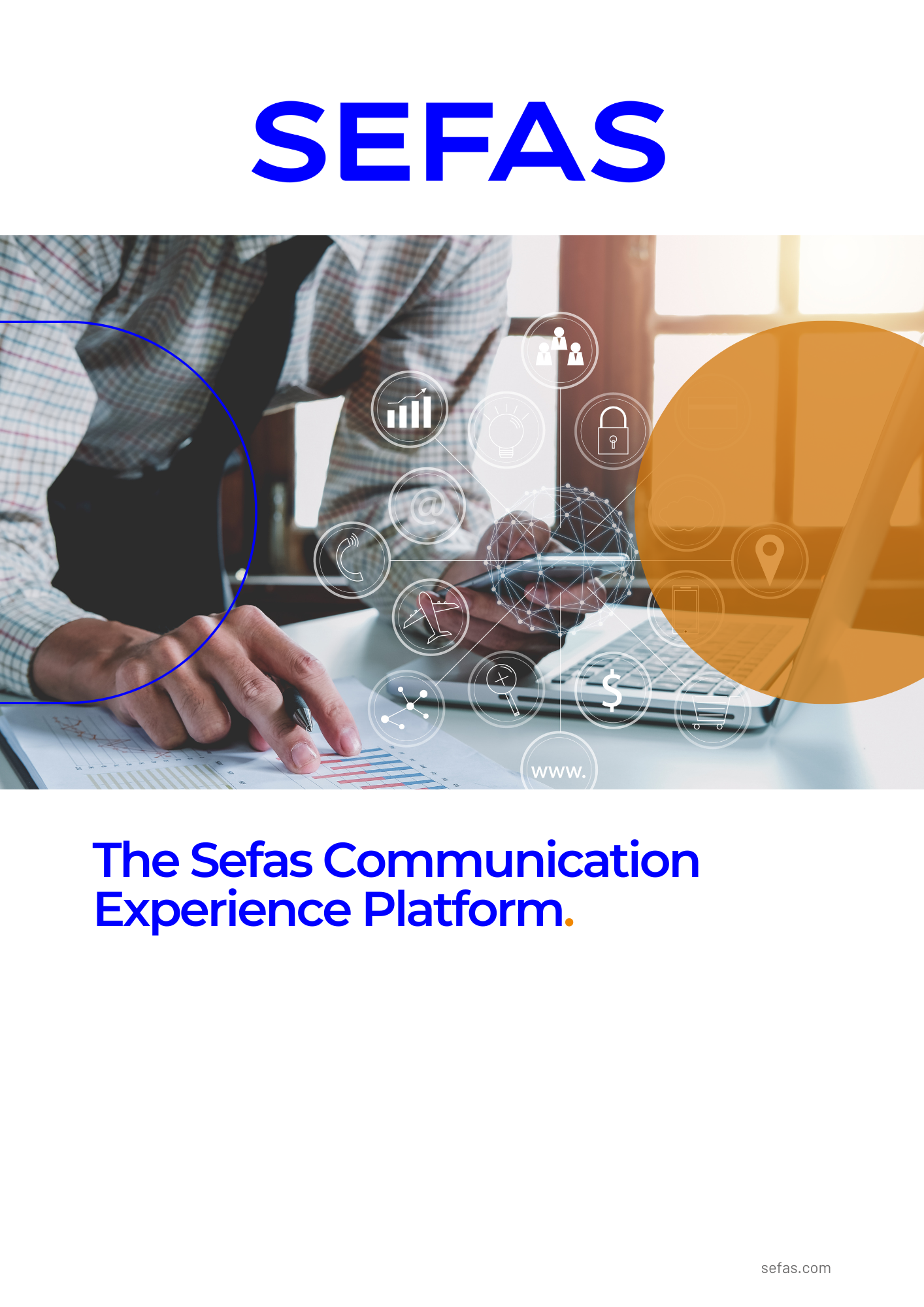 Hands holding a Sefas HCS v2 brochure