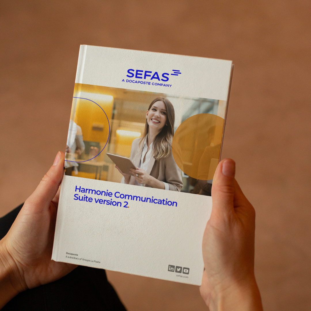 Hands holding a Sefas HCS v2 brochure